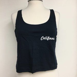 NWT Brandy Melville California Navy Tank Top